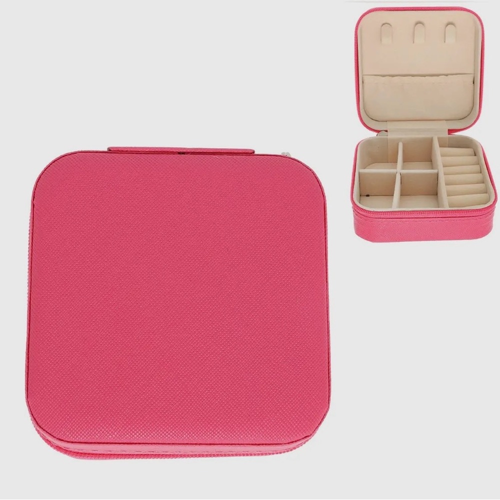 Pink Jewelry Organizer Case